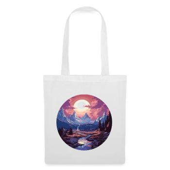 Landscape - Illustration - Tote Bag - white - Front