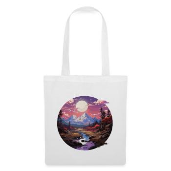 Landscape - Illustration - Tote Bag - white - Front
