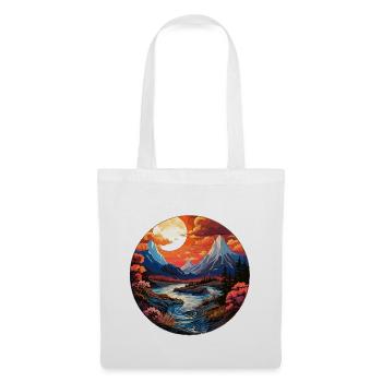Landscape - Illustration - Tote Bag - white - Front