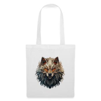 Wolf - Illustration - Tote Bag - white - Front