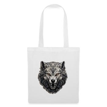 Wolf - Illustration - Tote Bag - white - Front
