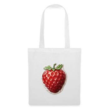 Strawberry - illustration - Tote Bag - white - Front