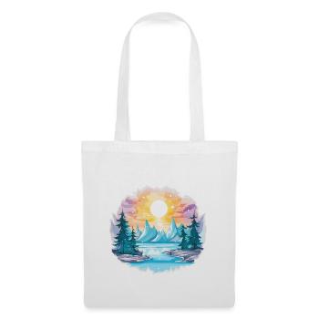 Landscape - Illustration - Tote Bag - white - Front