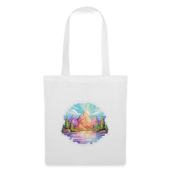 Paysage - Illustration - Sac en tissu - blanc - Devant