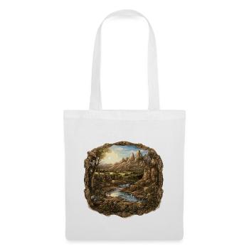 Landscape - Illustration - Tote Bag - white - Front