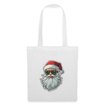 Weihnachtsmann - Illustration - Stoffbeutel - Weiß - Vorne