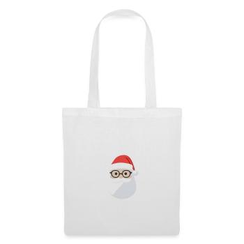 Weihnachtsmann - Illustration - Stoffbeutel - Weiß - Vorne