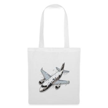 Airplane - illustration - Tote Bag - white - Front