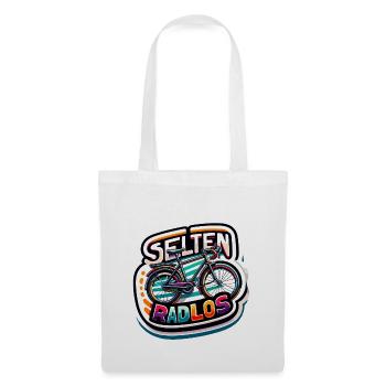 Selten Radlos - Fahrrad Illustration - Stoffbeutel - Weiß - Vorne