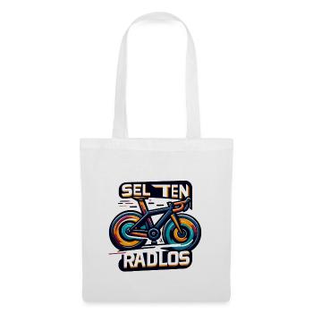 Selten Radlos - Fahrrad Illustration - Stoffbeutel - Weiß - Vorne
