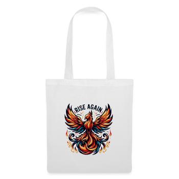 Rise Again - Phoenix Illustration - Tote Bag - white - Front