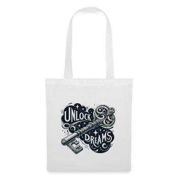 Unlock Dreams - Key Illustration - Tote Bag - white - Front