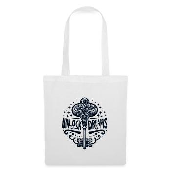 Unlock Dreams - Key Illustration - Tote Bag - white - Front