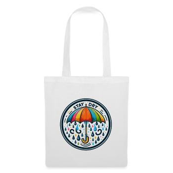 Stay Dry - Umbrella Illustration - Tote Bag - white - Front
