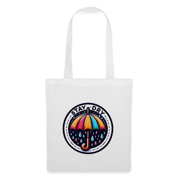 Stay Dry - Umbrella Illustration - Tote Bag - white - Front