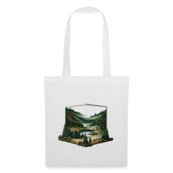 Landscape - Illustration - Tote Bag - white - Front
