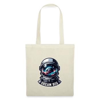 Dream Big - Astronaut Illustration - Stoffbeutel - Natur - Vorne