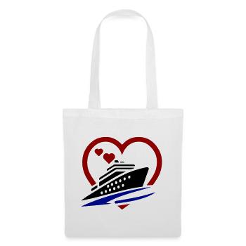 Kreuzfahrt Love - Stoffbeutel - Weiß - Vorne