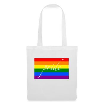Pride flag - Stoffbeutel - Weiß - Vorne