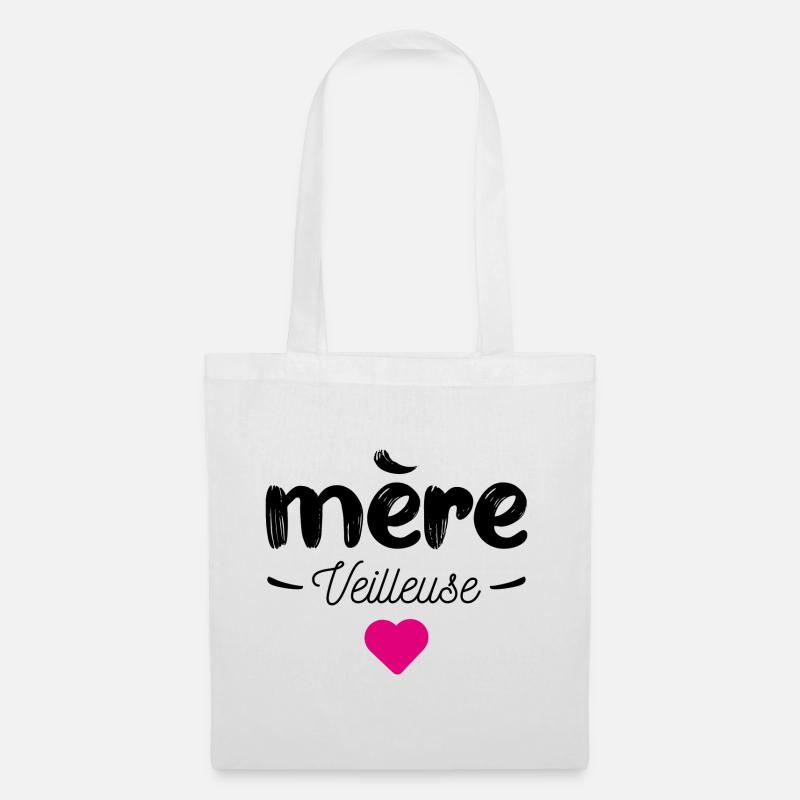 Mere veilleuse - Sac en tissu - blanc