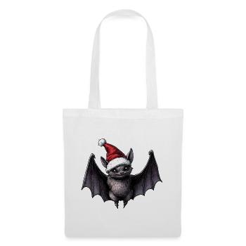 Chauves-souris Noël - Sac en tissu - blanc - Devant