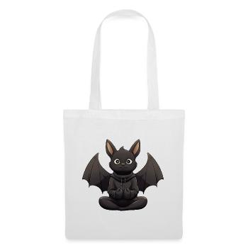 Raquette de yoga - Sac en tissu - blanc - Devant
