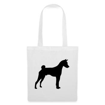 Basenji - Stoffbeutel - Weiß - Vorne
