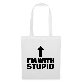 Stupid - Stoffbeutel - Weiß - Vorne