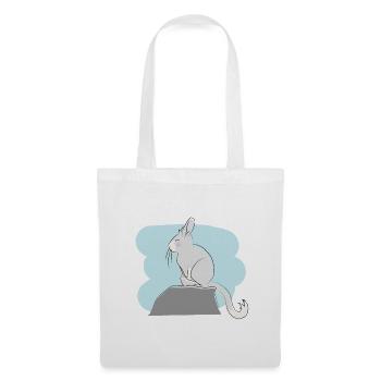 Design illustré avec Viscacha - Sac en tissu - blanc - Devant