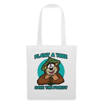Environmental protection Baer - Tote Bag - white - Front