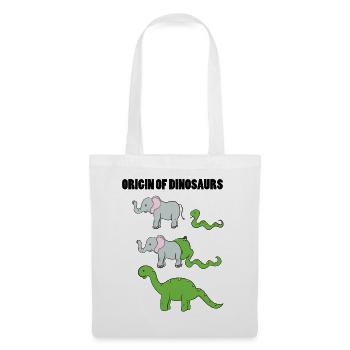 Elephant snake Dino - Tote Bag - white - Front