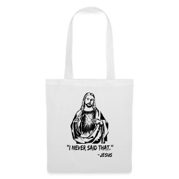 Jesus funny - Tote Bag - white - Front