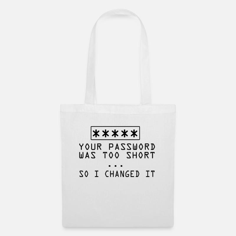 pirate informatique - Sac en tissu - blanc