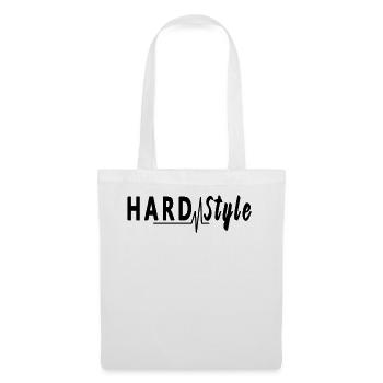 Techno hardstyle - Sac en tissu - blanc - Devant