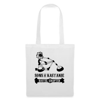 Kastanienmännchen - Motocycliste du Chapitre de Bastel - Sac en tissu - blanc - Devant
