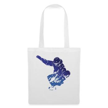 Snowboarder - Stoffbeutel - Weiß - Vorne