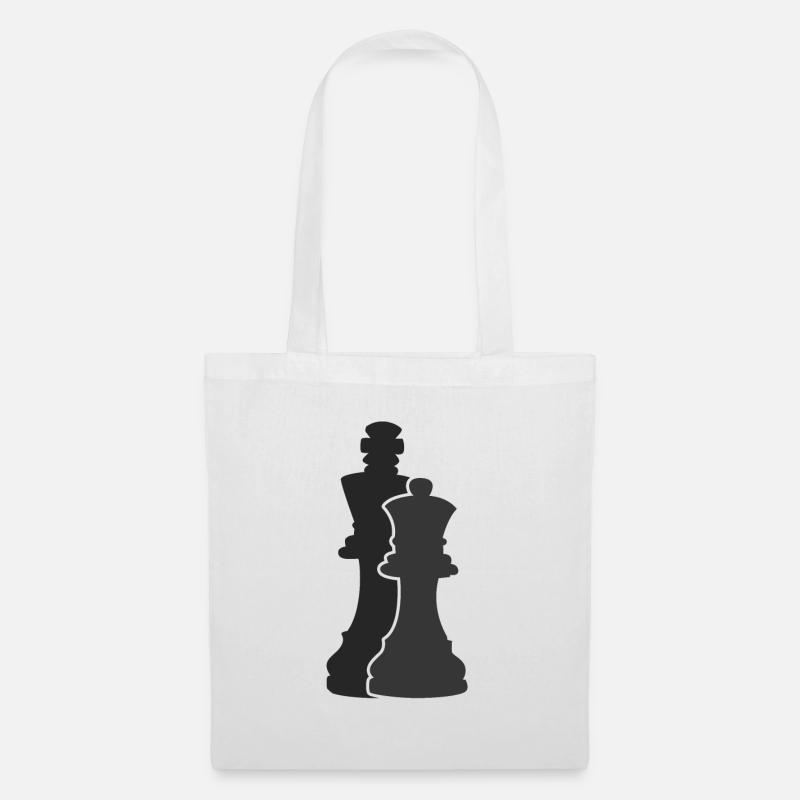 Lady and king - Tote Bag - white