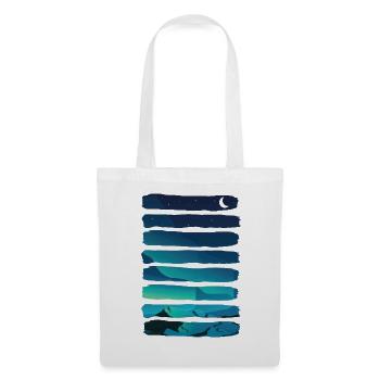 Aurora Borealis Northern Lights Alaska Night Sky - Tote Bag - white - Front