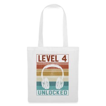 Gamer Boy 4th Birthday Gamer - Tote Bag - white - Front