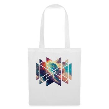 Sacred Geometry Nebula Colorful Universe Outer - Tote Bag - white - Front