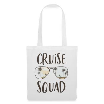 Cruise Squad Sunglasses Ocean Sunset Cruise Ship - Tote Bag - white - Front
