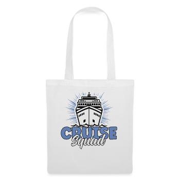 Escadron de croisière Croisière océanique correspondant Navire de croisière - Sac en tissu - blanc - Devant