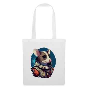 Lustiges Possum Design - Stoffbeutel - Weiß - Vorne