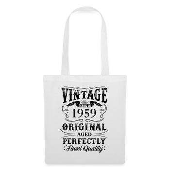Vintage Made In 1959 65 ans d’être génial - Sac en tissu - blanc - Devant