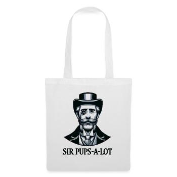 Sir Pups A Lot Sir Furz A Lot - Stoffbeutel - Weiß - Vorne