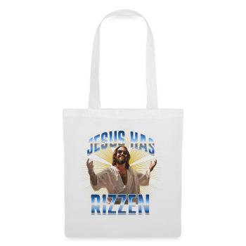 Jesus has rizzen - Stoffbeutel - Weiß - Vorne