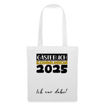 Communion 2025 Guest Book Gift Girls Boys - Tote Bag - white - Front