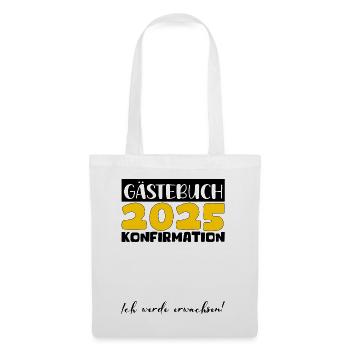 Confirmation 2025 Guestbook Decoration Girls Boys - Tote Bag - white - Front