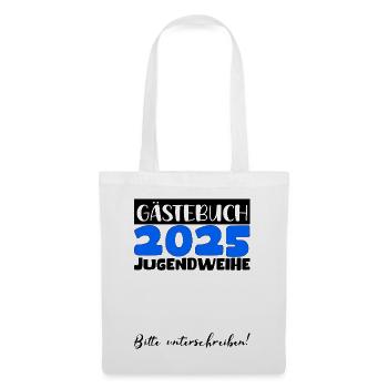 Jugendweihe 2025 Guestbook Gift Girls Boys - Tote Bag - white - Front