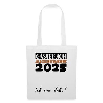 Jugendweihe 2025 Livre d’or Cadeau Filles Garçons - Sac en tissu - blanc - Devant